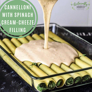 Cannelloni with Spinach Cream-Cheeze Filling