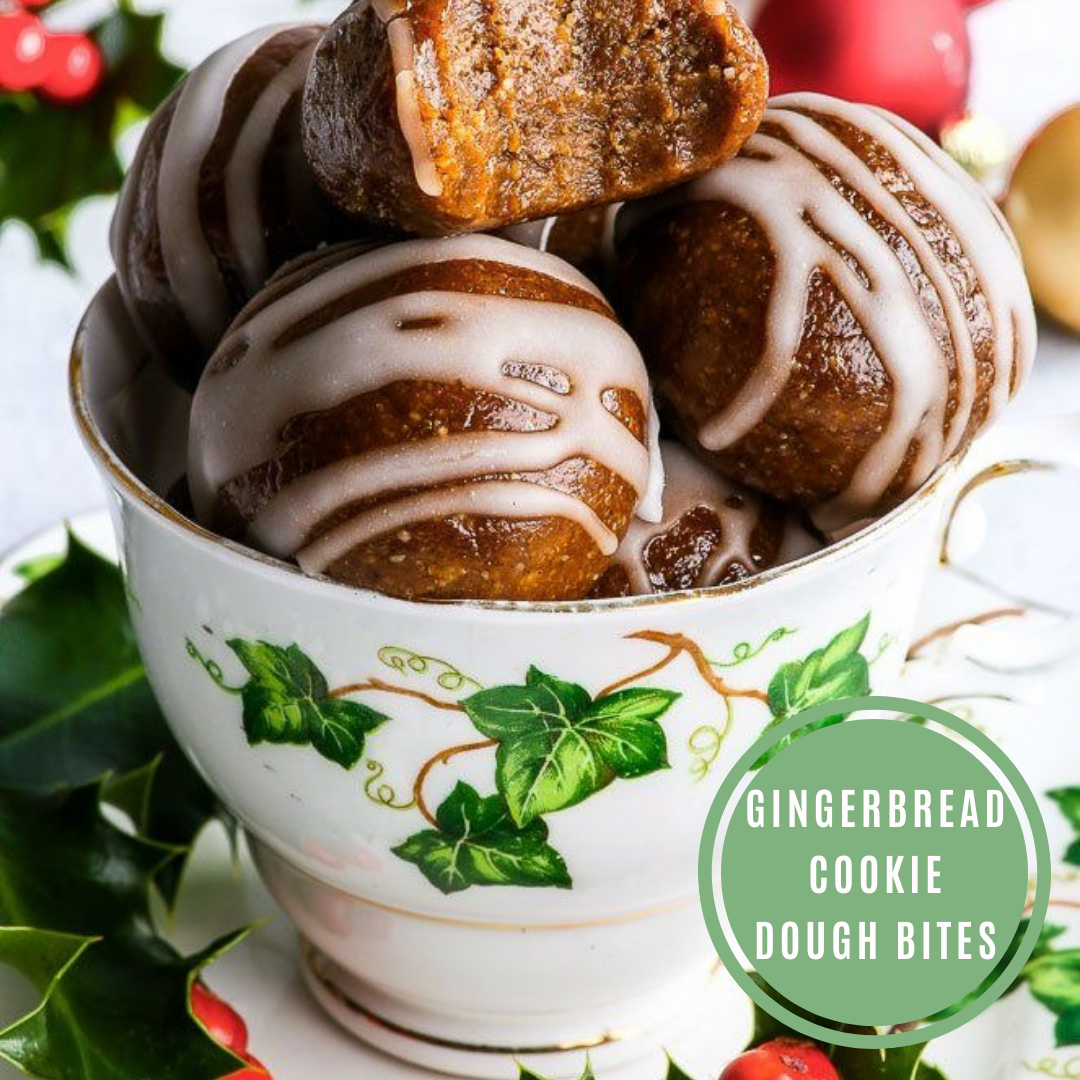 Gingerbread Cookie Dough Bites