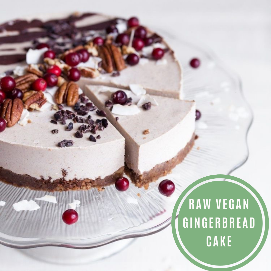 Raw Vegan Gingerbread Cheesecake