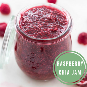 The best raspberry chia jam ever!