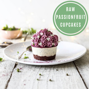 Raw Passionfruit Cupcakes