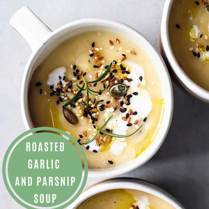 Roasted Garlic and Parsnip Soup