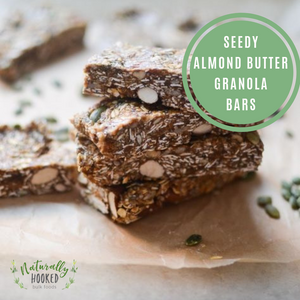 Seedy Almond Butter Granola Bars
