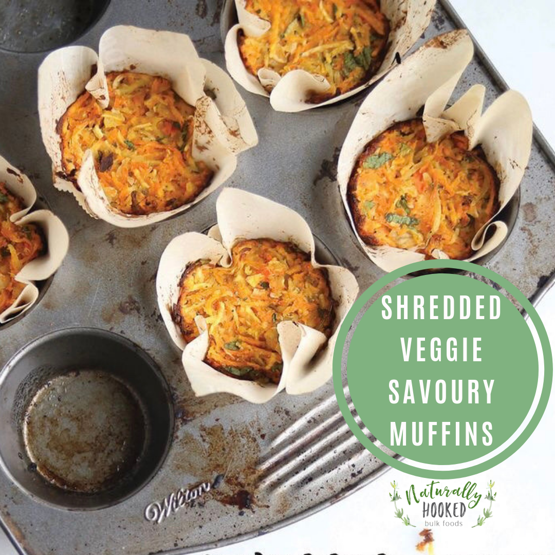 Shredded Veggie Savoury Muffins