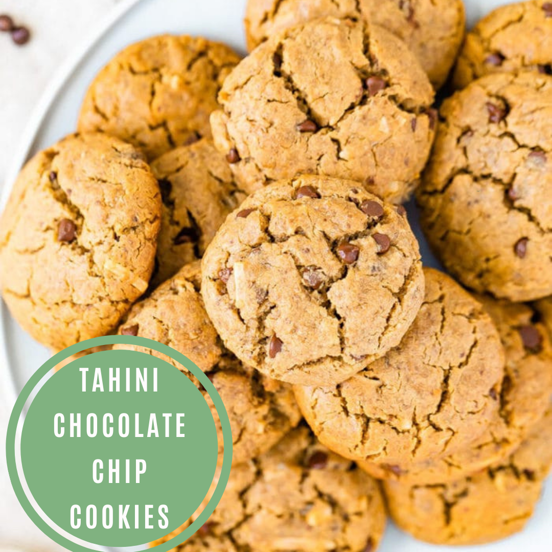 Tahini Chocolate Chip Cookies