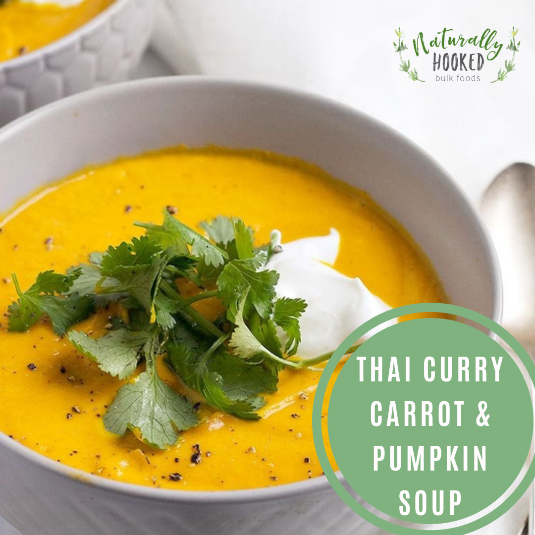 Thai Curry Carrot & Pumpkin Soup