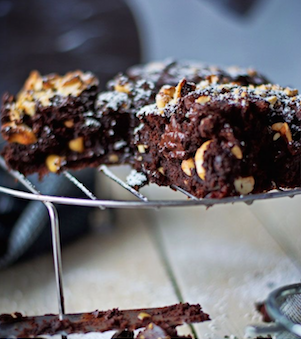 Blow Them Away Salted-Cashew Orange Cranberry Brownies